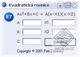 Kvadratická rovnice