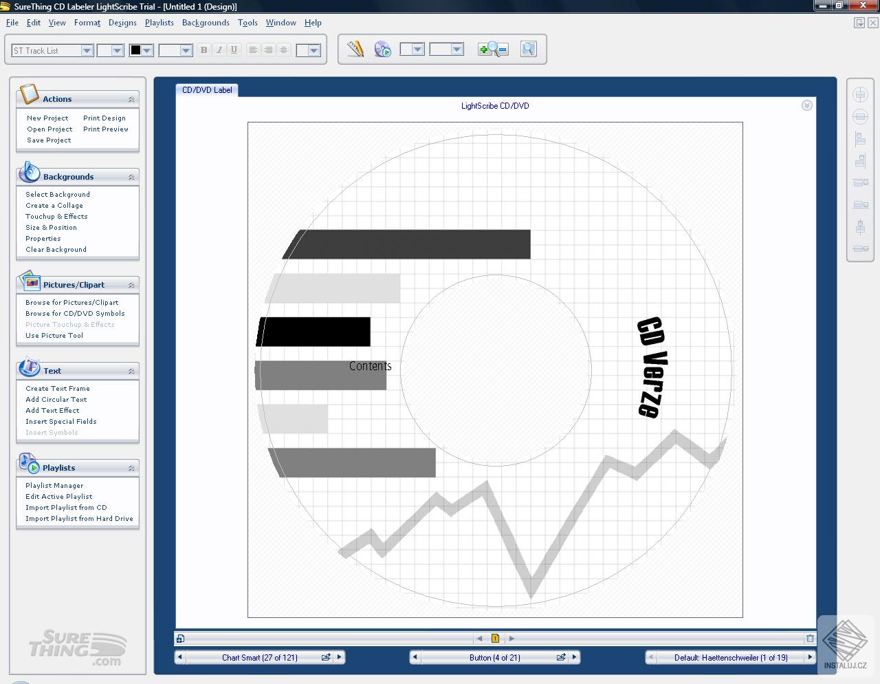 SureThing CD Labeler LightScribe