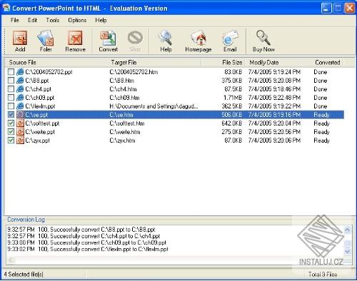 Convert PowerPoint to HTML