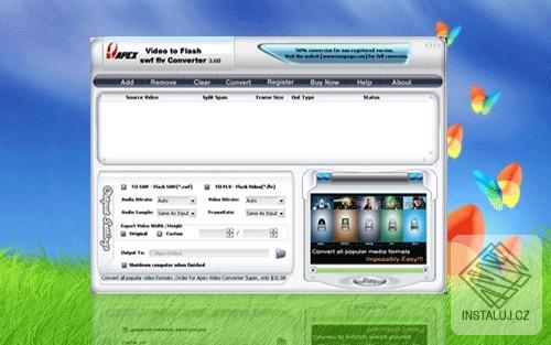 Apex Video to Flash Converter