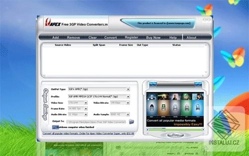 Apex Free 3GP Video Converter
