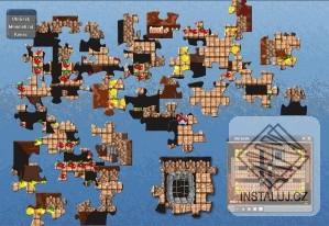 Puzzle s motivy z hry Medvěd Míša: Ostrovy pokladů