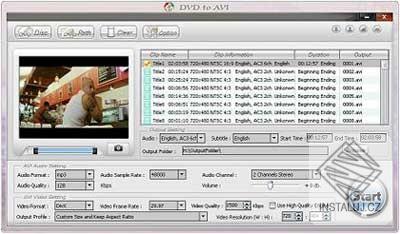 Alldj DVD To AVI Converter