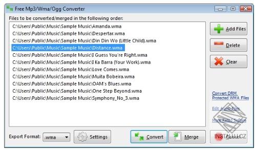 Free Mp3/Wma/Ogg Converter