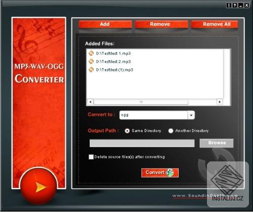 MP3,WAV,OGG Converter