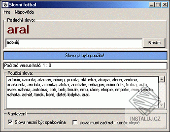 Slovní fotbal