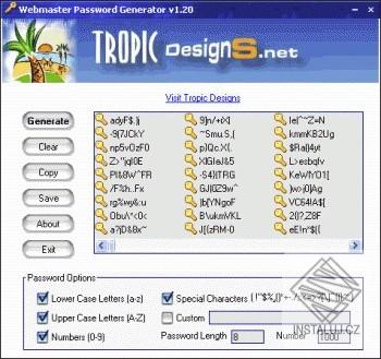 Webmaster Password Generator