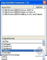 Easy Subtitle Converter