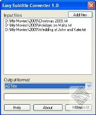 Easy Subtitle Converter