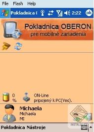 OBERON pre PDA - Pokladnica