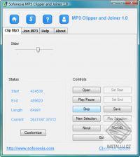 MP3 Clipper and Joiner