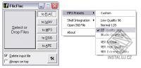FlicFlac Audio Converter