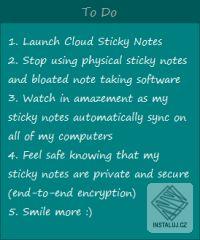 Cloud Sticky Notes