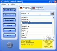 German & Armenian Dictionary