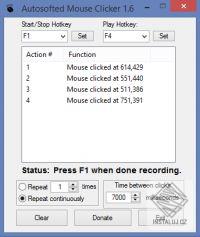 Autosofted Mouse Clicker – obrázek 1 z 1