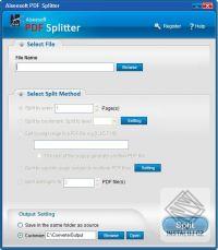 Aiseesoft PDF Splitter – obrázek 1 z 1