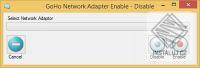 GoHo Network Adapter Enable - Disable