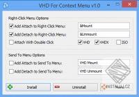 VHD For Context Menu