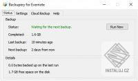 Backupery pro Evernote
