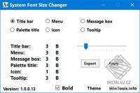 System Font Size Changer