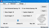 Advanced System Font Changer