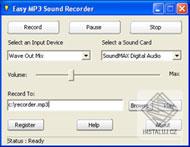 Easy MP3 Sound Recorder – obrázek 1 z 1