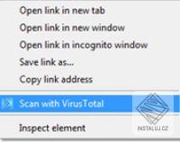 Virus Total Context Menu