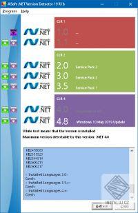 .NET Version Detector – obrázek 1 z 1