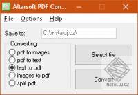 Altarsoft PDF Converter – obrázek 1 z 1