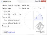 Převody úhlů