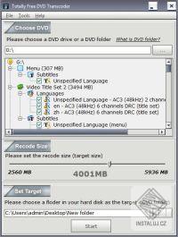 Totally Free DVD Transcoder