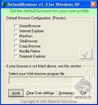 DefaultBrowser – obrázek 2 z 2